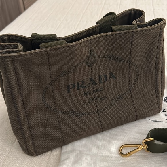 ❌SOLD❌ Prada Canapa Canvas small - Picture 3 of 11